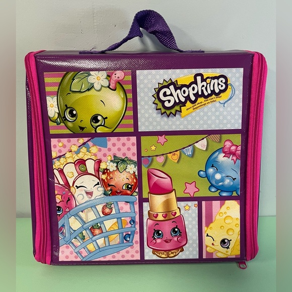 Shopkins toy carrying case with handle, toy storage, collections storage - Picture 1 of 7